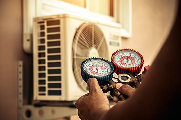Professional Ductwork Repair technician working in Merrick, NY